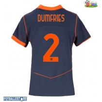 Inter Milan Denzel Dumfries #2 Tredjedrakt Dame 2025-26 Kortermet